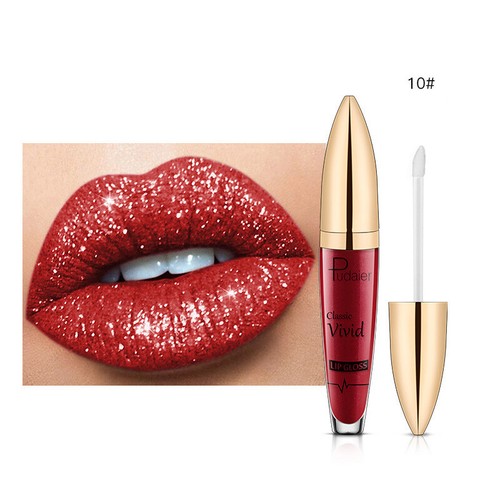 Lápiz labial líquido brillante impermeable brillo de larga duración brillo mate brillo labial - Imagen 25 de 33