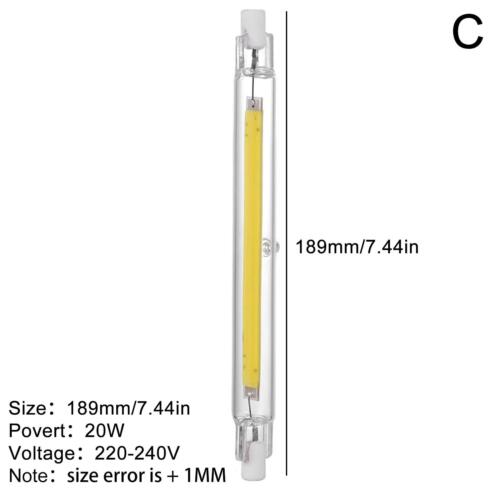 Halogen Lamp Glass Tubes COB High Power LED R7S Bulb For Home Power Saver Energy - Picture 15 of 15