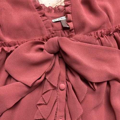 Victoria's Secret Size Small Lingerie Chemise Pink Ruffled Top NWT - Picture 5 of 7