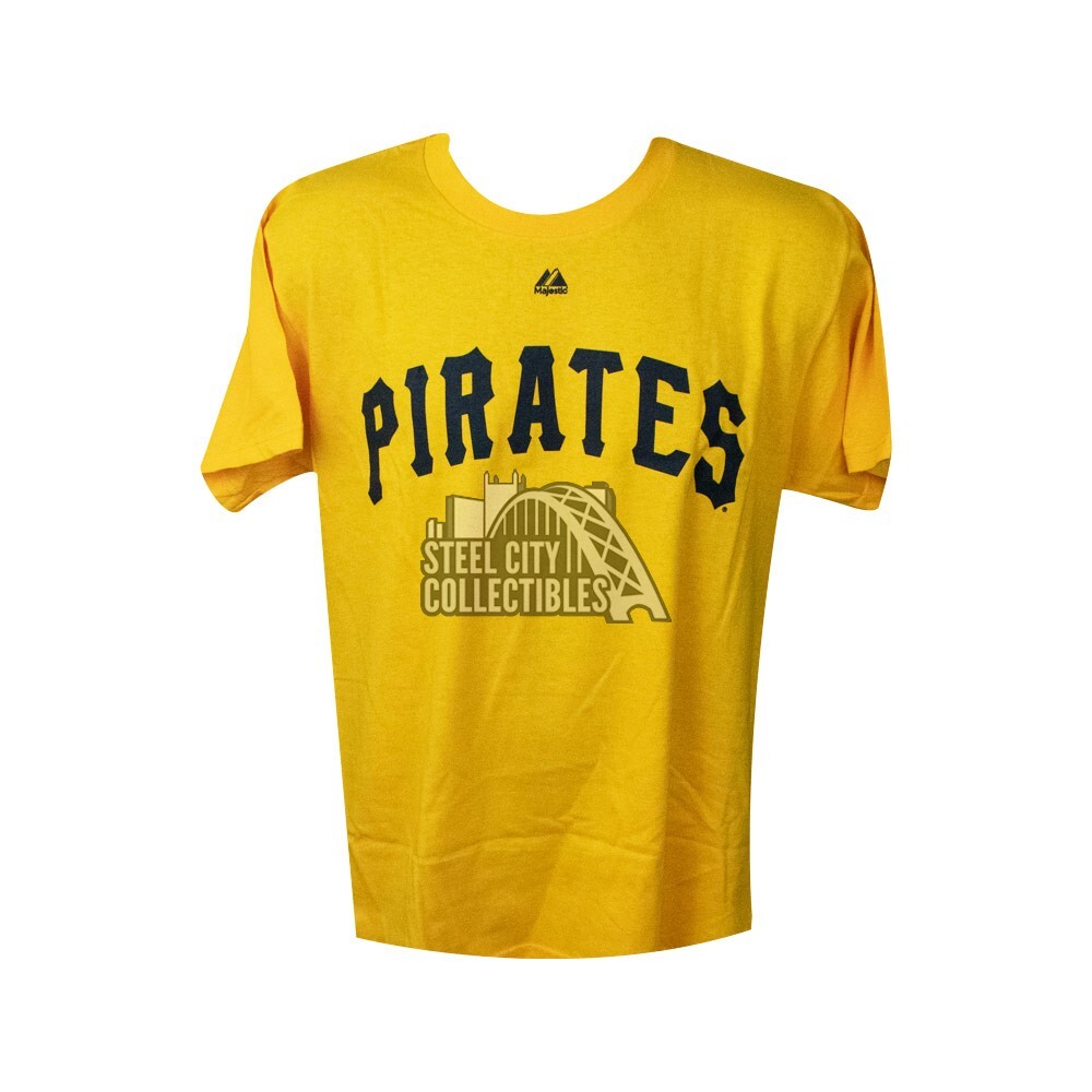 USA製 Majestic PIRATES ベースボールシャツ CLEMENTE USA製 Majestic PIRATES ベースボールシャツ CLEMENTE Majestic