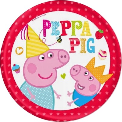 Peppa Pig Decoration Gateau Disque Azyme Comestible Anniversaire Other Gift Party Supplies Apexlab Home Garden