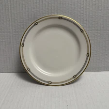 Pickard Alexis Gold & Silver 6” Small Dish Plate Nautical Rope Theme Made In USA