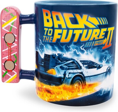 Back To The Future - Hoverboard Sculpted Ceramic Coffee Mug - Brand New