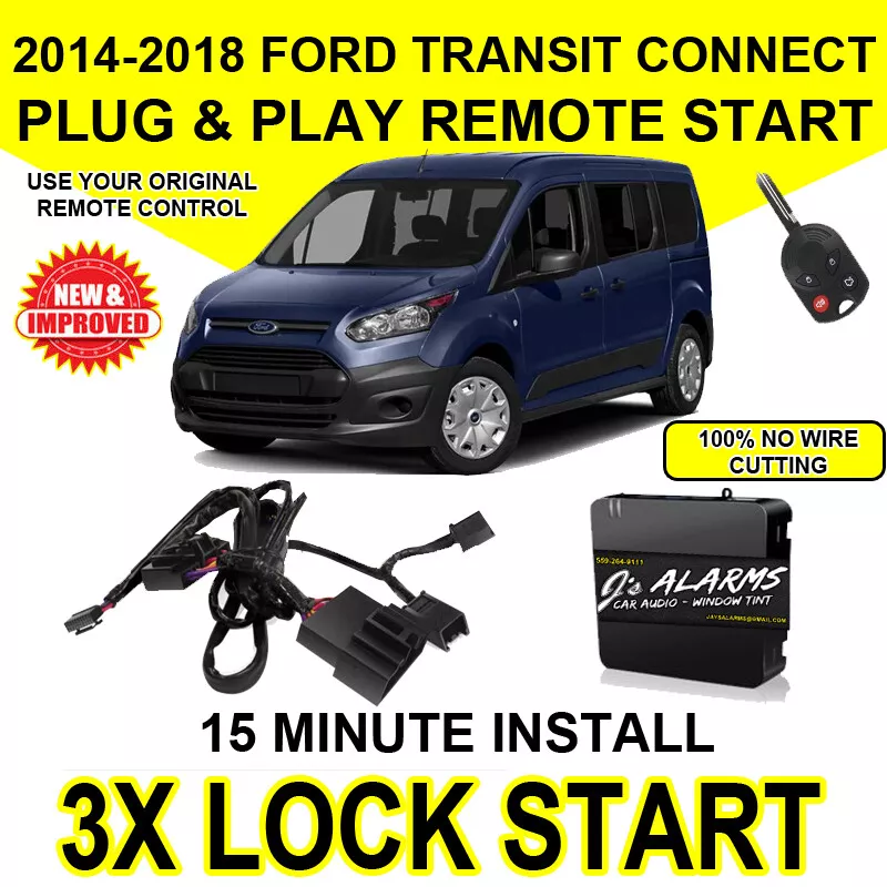 2016 Ford Transit Connect Remote Start Plug and Play Easy Install