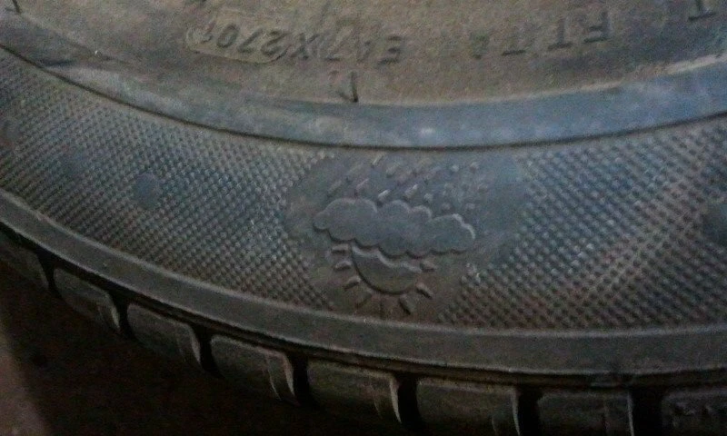 Opel Zafira A Ersatzrad Stahlfelge 2150150 Sommerreifen Michelin 195/65R15 - Bild 4 von 4