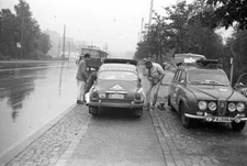 Simo Lampinen & Jyrki Ahava Saab 96 1000 Lakes Finland 1965 Old Racing Photo 1