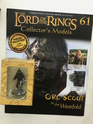 LORD OF THE RINGS Modèle Collection Issue 61 Orc Scout Figurine Eaglemoss - Photo 1/2