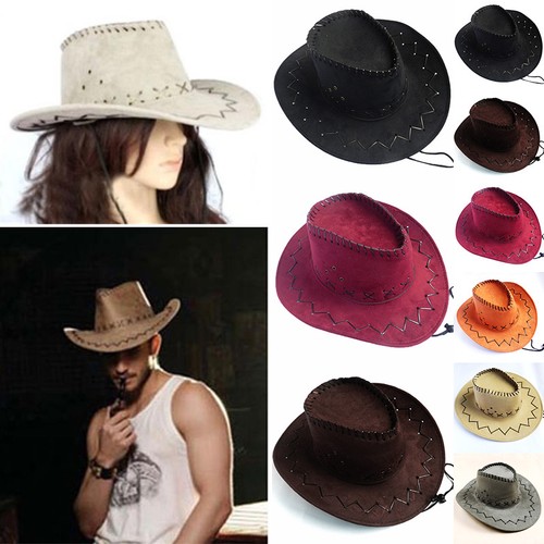 Wide Brim Cowboy Cowgirl Hat 