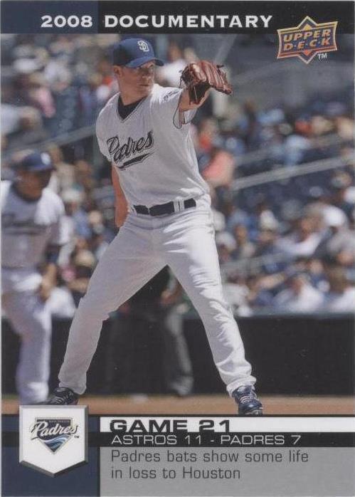 2008 Upper Deck Documentary - Jake Peavy #821 - 1 of 1