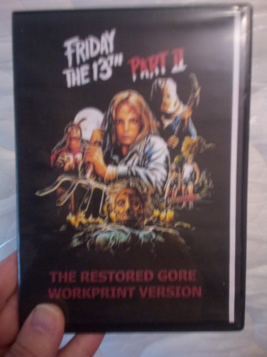 Friday The 13 Part II Extended Version With Extra Gore 2 DVD Set The Unrated Cut