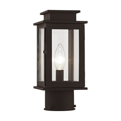 Princeton - 1 Light Outdoor Mini Post Top Lantern In Classic Style-10.5 Inches
