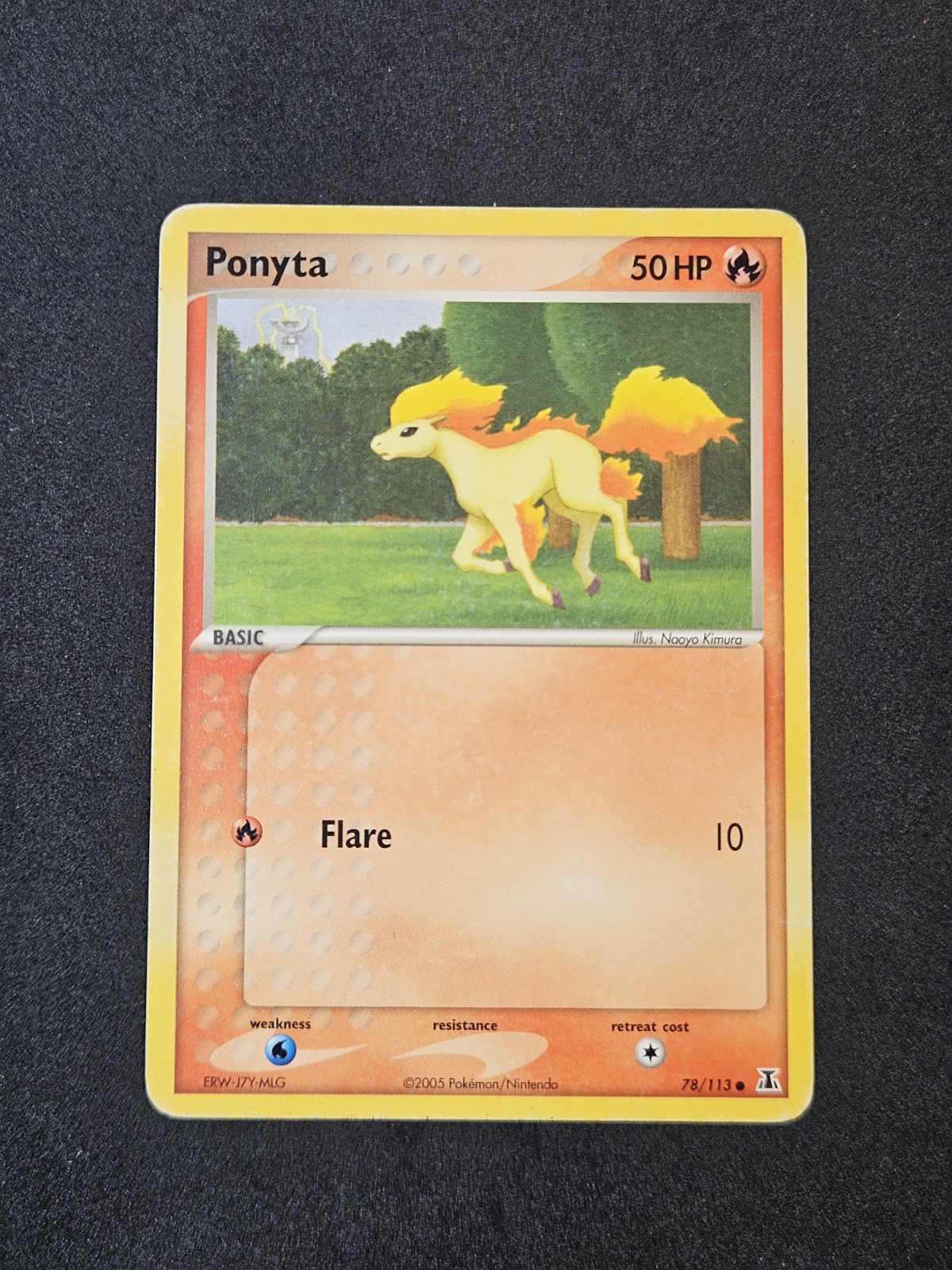 Pokemon TCG Ponyta 78/113 Common Fire HP50 HP Card English