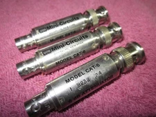 Lot 3pcs Mini-Circuits CAT-6 BNC inline 6db ATTENUATOR  DC to 1.5GHZ 50 ohm