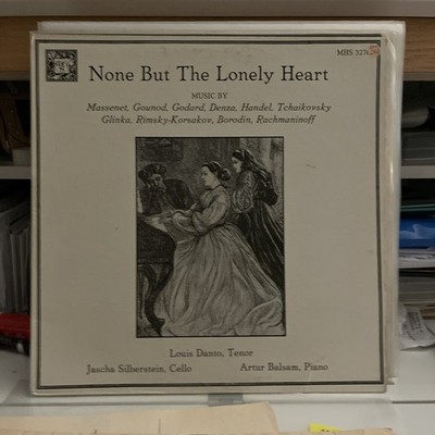 NONE BUT THE LONELY HEART LP DANTO/ SILBERSTEIN/ BALSAM 1063f