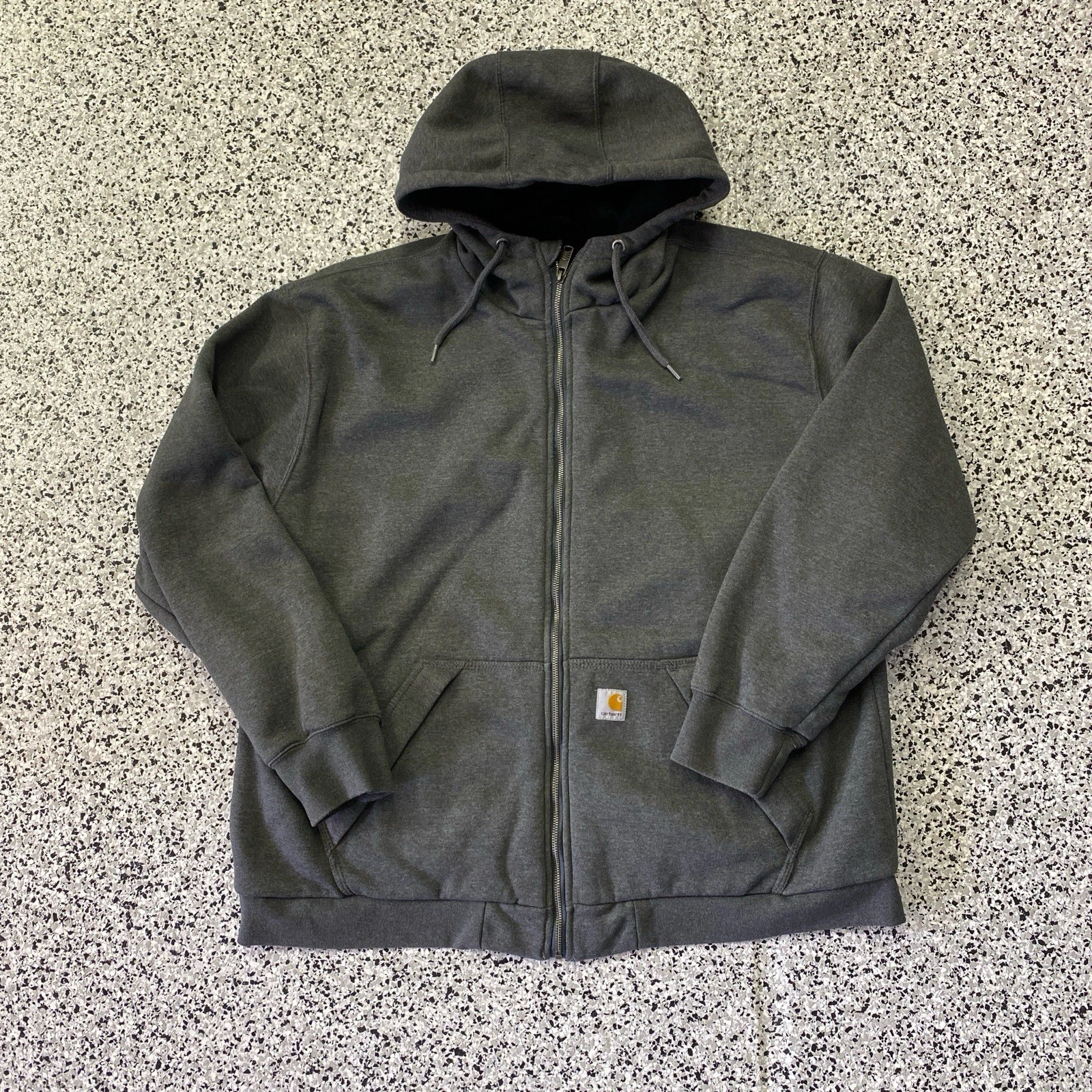 Carhartt Hoodie Loose Fit Thermal Lined Men’s 2XL Loose Fit Grey