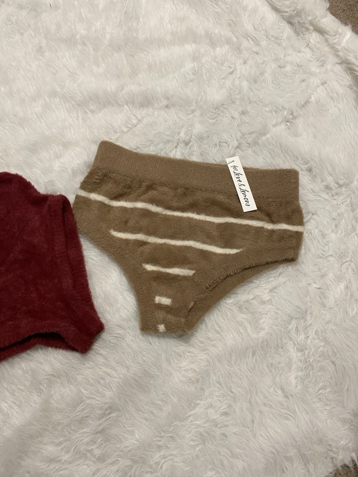 Nuevo con etiquetas Paquete Conjunto para amor y limones textura difusa rayas y bragas merlo S Foto 2 de 4