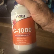 NOW FOODS Vitamin C-1000 Sustained Release - 250 Tablets