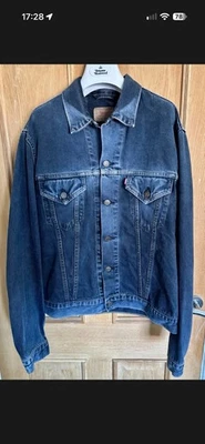 Levi's Trucker Denim Jacket XL Blue M 70600-04 Button Front Pockets Vintage