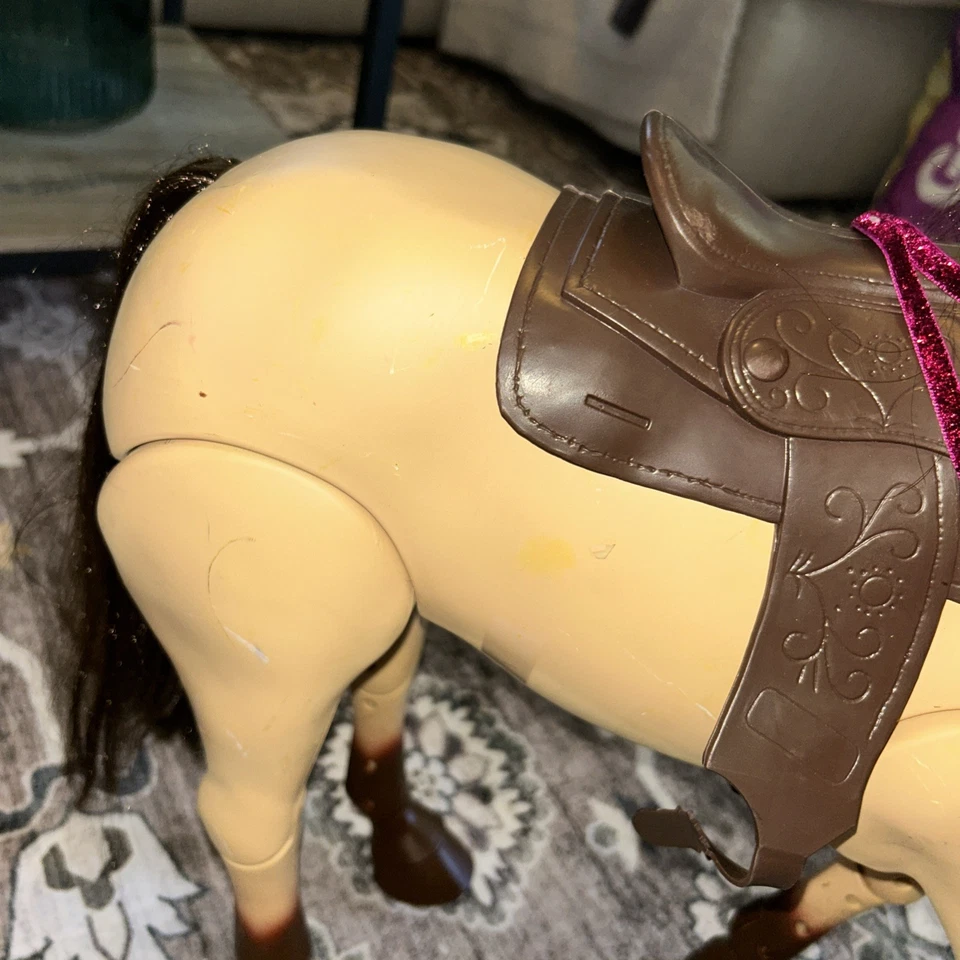 Our Generation Horse. By Battat with Saddle and moveable legs, 20 inches tall - Image 3 of 4