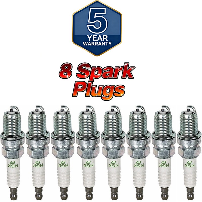 Set of 8 NGK BKR6E-11 2756 V-Power Resistor Type Spark Plugs Copper Core NEW
