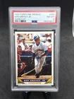1993 Topps Pre-Production Ken Griffey JR. Hand Cut #000 PSA 8 Seattle Mariners