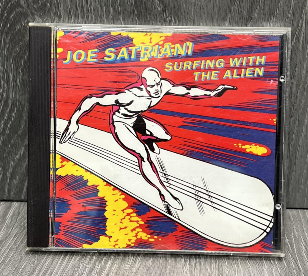 Vintage Joe Satriani CD Surfing With The Alien 1987 Rock Album