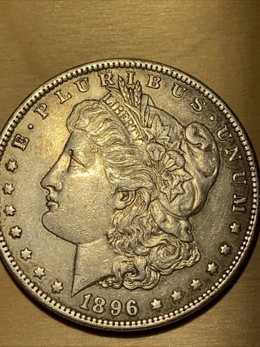 1896 XF+ Silver Morgan Dollar Getting Tune On Reverse Check Pictures