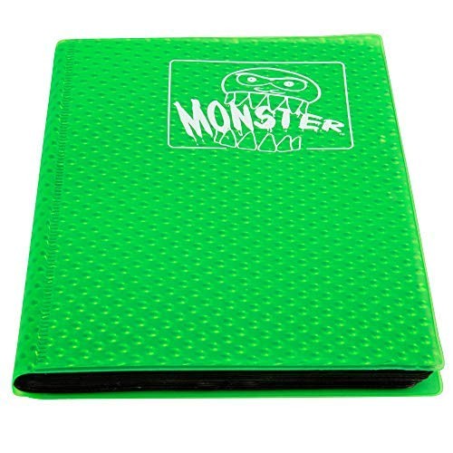 Monster Binder - 4 Pocket Trading Card Album - Holofoil Green (Anti-Theft Poc... - Picture 1 of 4