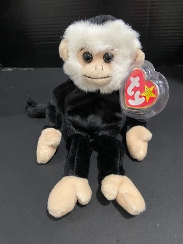 Vintage TY Beanie Babies Mooch the Monkey DOB 8-1-1998 NWMTs