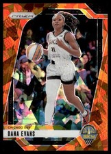 2024 Panini Prizm WNBA #72 Dana Evans Ice Orange Prizms