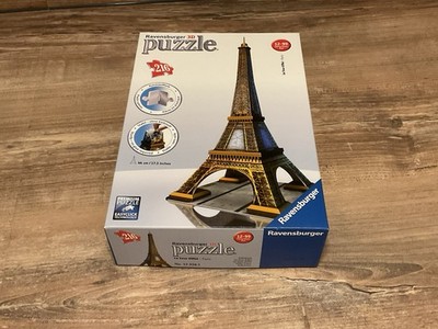 Ravensburger 3D Puzzle  Eiffelturm 216 Teile  125562   vollständig