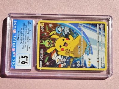 Pokemon Pikachu Swsh020 Blue Label CGC 9.5 - Sword Shield Figure