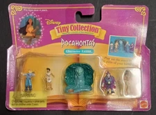 1996 Mattel Walt Disney Pocahontas Tiny Collection Character Extras (sealed)