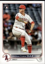 Jhonathan Diaz 2022 Topps Los Angeles Angels Rookie #332