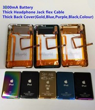 NEW 3800mAh Battery  Back Cover Upgrade Kit iPod Video 30GB Classic 160GB