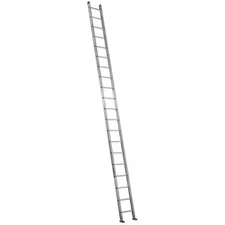Louisville Ae2120 20 Ft Overall H, Straight Ladder, Aluminum, Natural Finish,