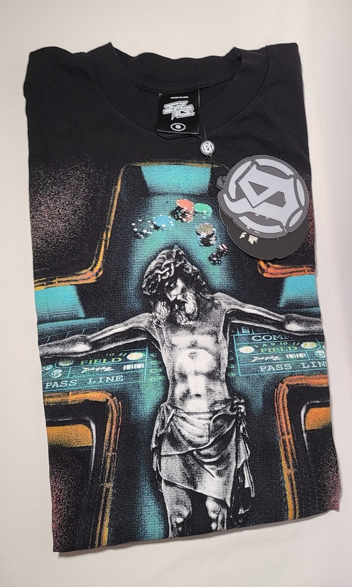 Evil Vice Jesus Piece Holy Craps Tee Black | Size SMALL | Designer