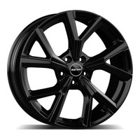 1X Gmp Mentor Black Glossy 7.0Jx17 5X108 ET42