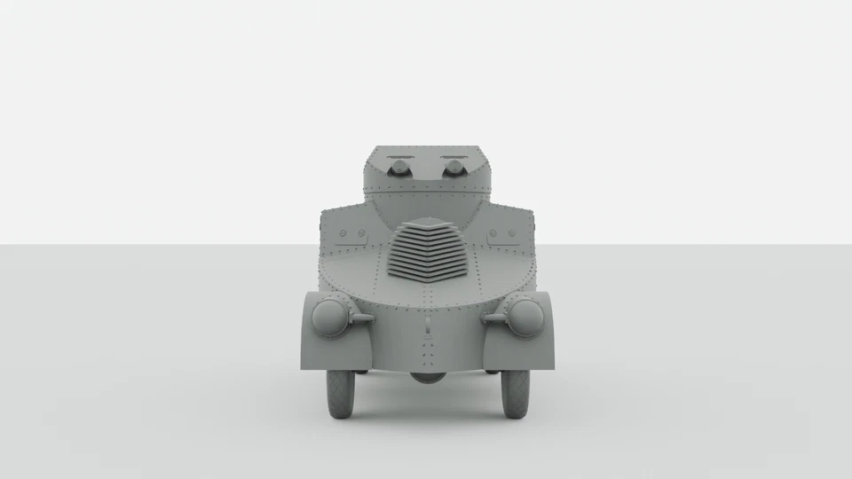 Skoda PA-I Czech Prototype Armoured Car Scale Model Kit 1/48 - Image 4 of 4