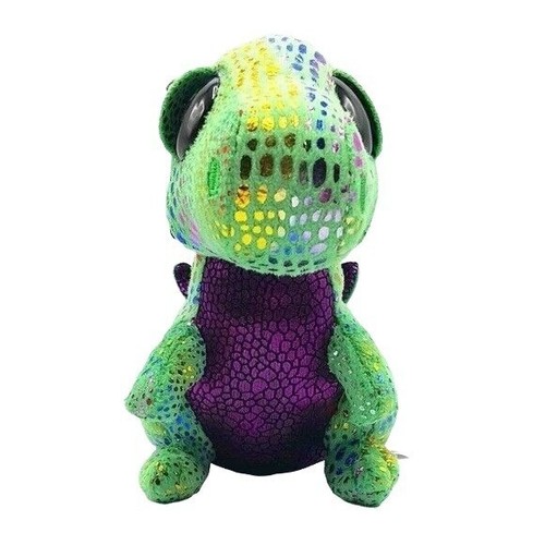 Ty Beanie Boos Aschendrache Plüsch grün lila 6 Zoll Glitzeraugen glitzernd 2015 - Bild 2 von 9