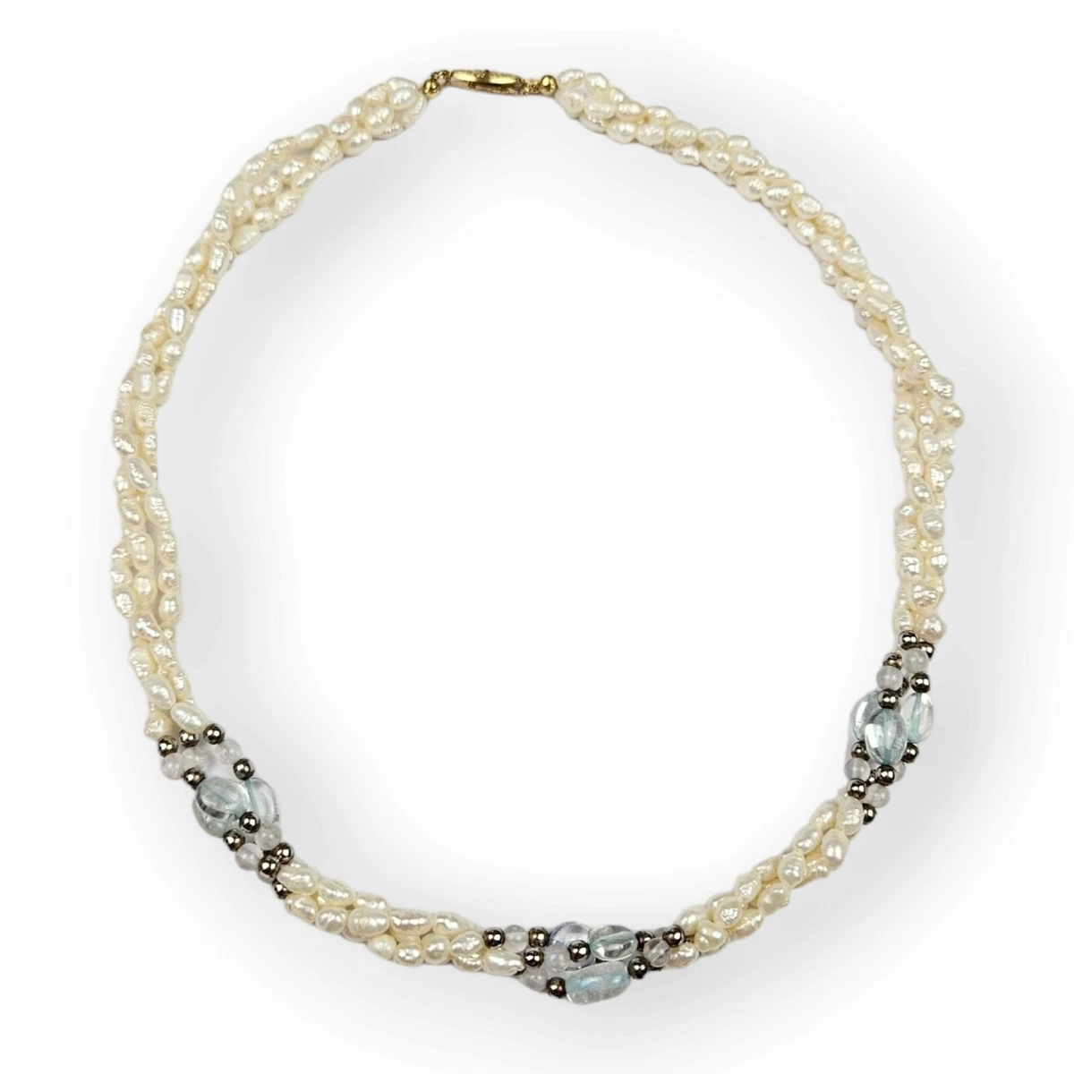 Pearl torsade necklace deals