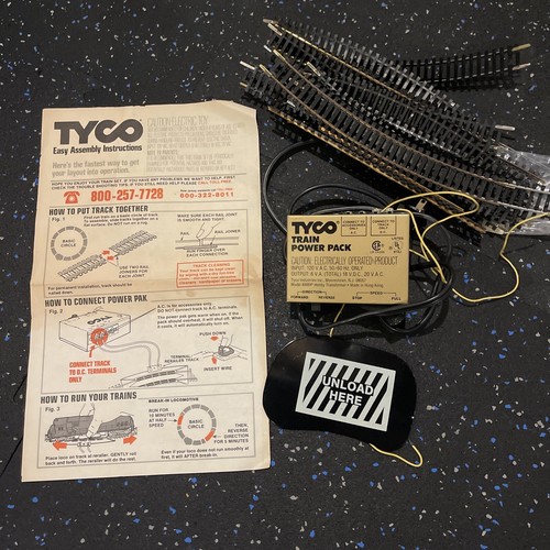 Vintage Tyco HO Train Power pack With Instructions And Track eBay