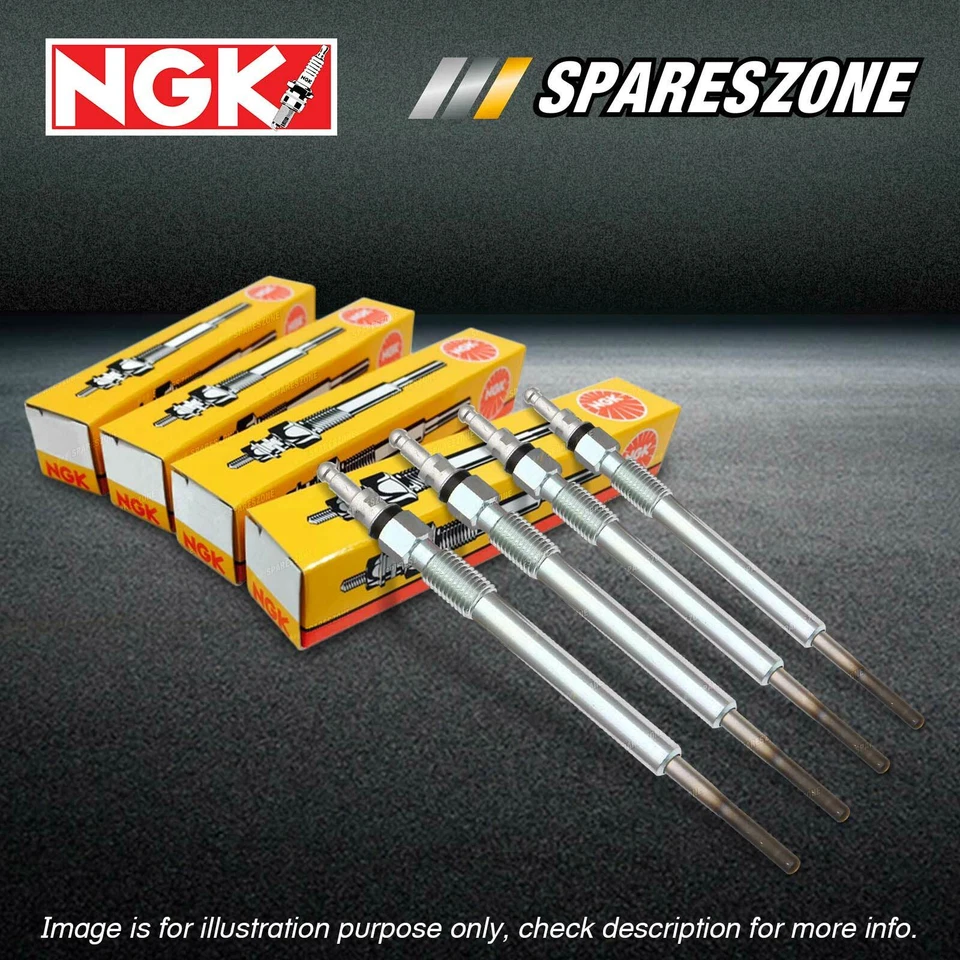 4 x NGK Ceramic Glow Plugs for Mitsubishi Pajero NS NT NW NX 3.2L Diesel 06-ON