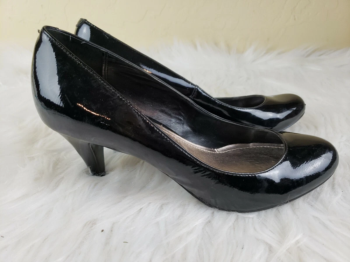 Ladies black pumps size cheap 6