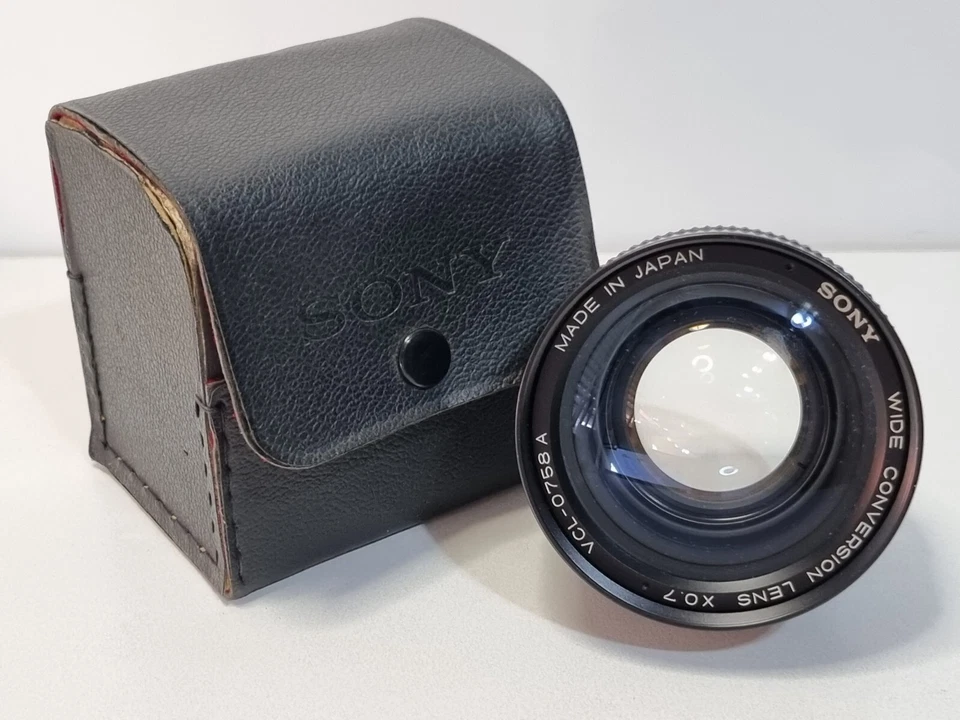 Lente Conversion Gran Angular Objetivo 52mm Sony VCL-0758A Sony 0.7X Camara - Imagen 2 de 2