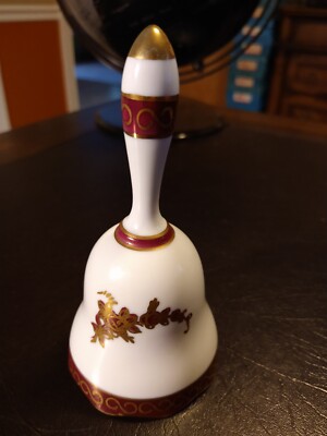 Kalk Eisenberg Porcelain -La Vie En Red Rose Bell/Numbered on Inside 55/1249