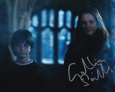 GERALDINE SOMERVILLE signed autograph 20x25cm HARRY POTTER in person autograph