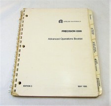 Applied Materials Precision Etch 8300 Advanced Operations Booklet Manual 1990