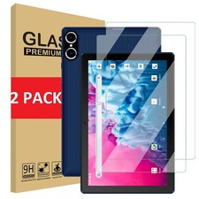 2 PACK Tempered Glass Guard HD Screen Protector Save for Vortex BTAB10 Tablet