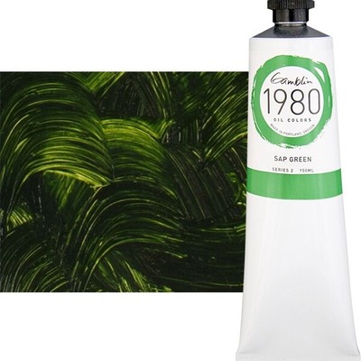 Gamblin artists Art sketching Oil sap Green 150ml (729911166611)